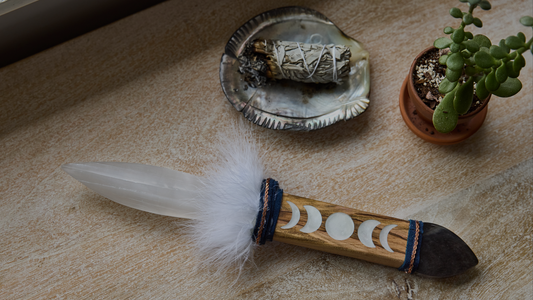 From My Hands to Yours: The Sacred Craft Behind Every Selenite Blade