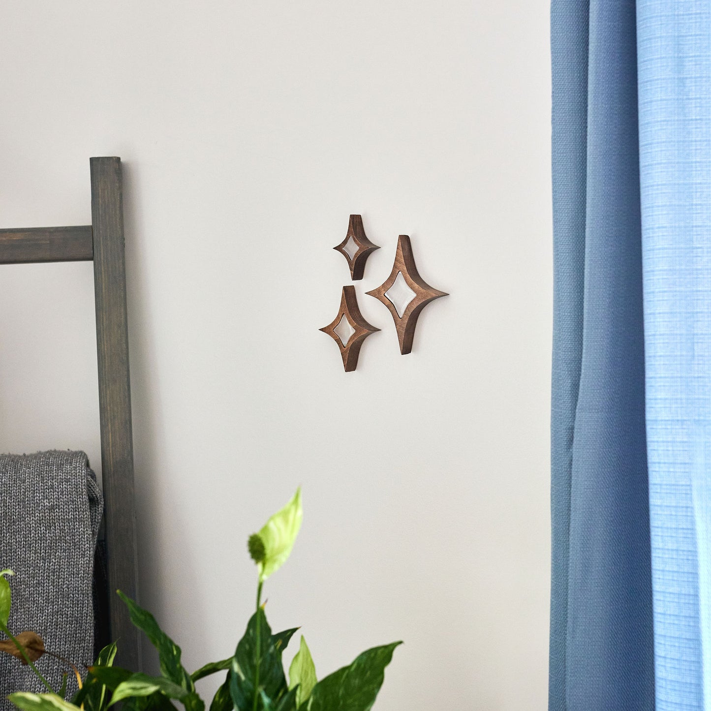 Stars with Selenite - Set of 3