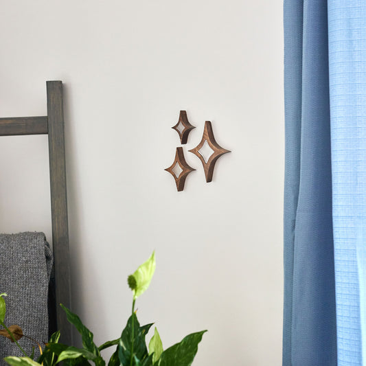 Stars with Selenite - Set of 3
